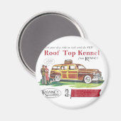 ヴィンテージミットロムニードッグレトロAd マグネット (正面/裏面)