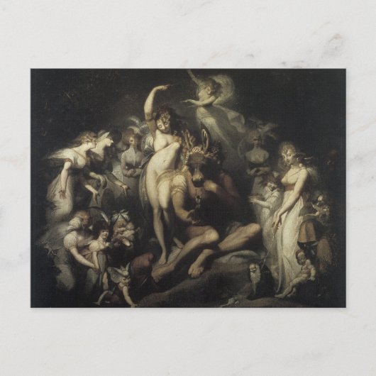 ヴィンテージミッドサマーズ夜の夢はがき ポストカード (正面)