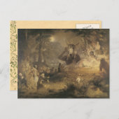 ヴィンテージミッドサマーズ夜妖精の国はがき ポストカード (正面/裏面)