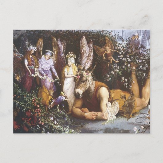 ヴィンテージミッドサマー妖精の国はがき ポストカード (正面)