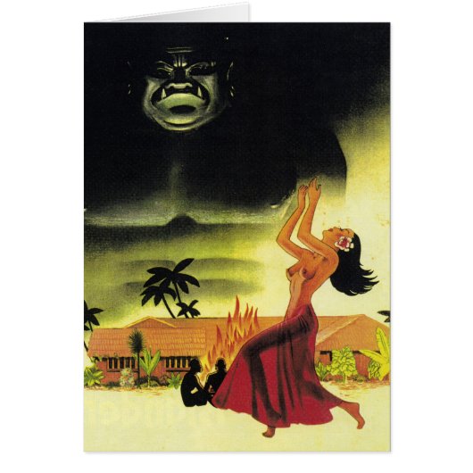 ヴィンテージミッドセンチュリーティキラウンジメニューカード (正面)