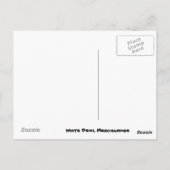 ヴィンテージミッドセンチュリーティキ ポストカード (裏面)