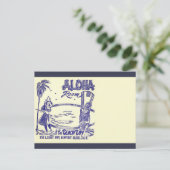 ヴィンテージミッドセンチュリーティキ ポストカード (スタンド正面)