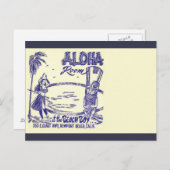 ヴィンテージミッドセンチュリーティキ ポストカード (正面/裏面)