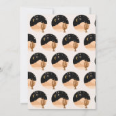 ヴィンテージミッドセンチュリーデザートブライダルシャワー 招待状 (裏面)