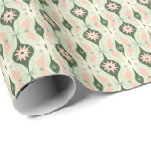 ヴィンテージミッドセンチュリーモダンクリスマス装飾 ラッピングペーパー (ロールコーナー)