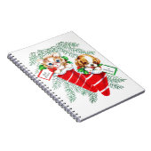 ヴィンテージミッドセンチュリー美しいベビー子犬 ノートブック (右側)