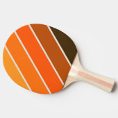 ヴィンテージミッドナイトサンライズはっきりしたストライプの 卓球ラケット (横)