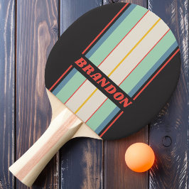 ヴィンテージミッドナイトストライプボード名 卓球ラケット