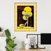 ヴィンテージミッドナイトフォリーズ（ヒックス） ポスター (ホームオフィス)