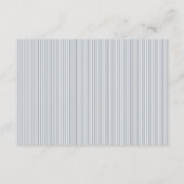 ヴィンテージミッドナイト結婚フローラの方向札 エンクロージャーカード (裏面)