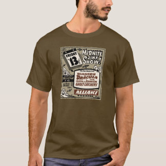 ヴィンテージミッドナイトJinxショースポックショーポスターアート Tシャツ