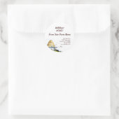 ヴィンテージミツバチ養蜂場1.5" ラウンドシール (バッグ)