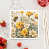 ヴィンテージミツバチ スタンダードランチョンナプキン (インサイチュ)