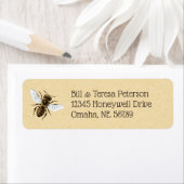 ヴィンテージミツバチ ラベル (インサイチュ)