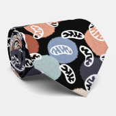 ヴィンテージミトコンドリアon白 ネクタイ (ロール)