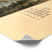 ヴィンテージミドルセックスフェルス予約マップ(1903) ポスター (角)