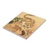 ヴィンテージミナワタイガーバイアストリーム タイル (側面)