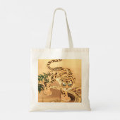 ヴィンテージミナワタイガーバイアストリーム トートバッグ (裏面)