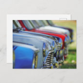 ヴィンテージミニクーパーカー ポストカード (正面/裏面)