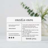 ヴィンテージミニマリスト気にサンキューカード サンキューカード (スタンド正面)