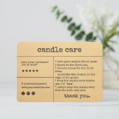 ヴィンテージミニマリスト気にサンキューカード サンキューカード (スタンド正面)