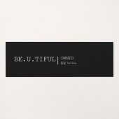 ヴィンテージミニマリストBe.U.Healy 日本の Women House ヨガマット (裏面(横))