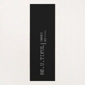 ヴィンテージミニマリストBe.U.Healy 日本の Women House ヨガマット (裏面)