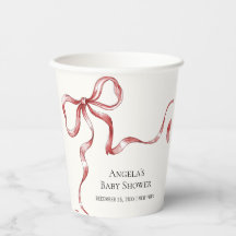 ヴィンテージミニマリストBowベビーシャワー