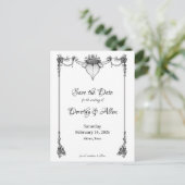 ヴィンテージミニマリズム薄型磁気カード ポストカード (スタンド正面)