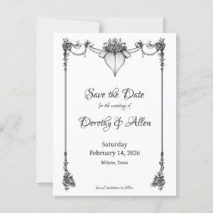 ヴィンテージミニマリズム薄型磁気カード ポストカード