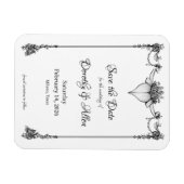 ヴィンテージミニマリズム薄型磁気カード マグネット (横)