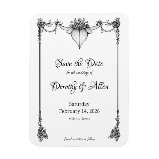 ヴィンテージミニマリズム薄型磁気カード マグネット (縦)