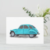 ヴィンテージミニマルカー絵画ズ 招待状 (スタンド正面)