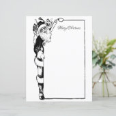 ヴィンテージミニマルブラックサンタレター (スタンド正面)