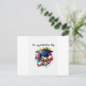 ヴィンテージミニマルレトロ卒業デザイン- Pers ポストカード (スタンド正面)