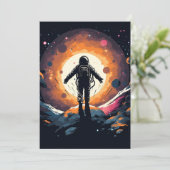 ヴィンテージミニマル宇宙飛行士宇宙冒険 シーズンカード (スタンド正面)