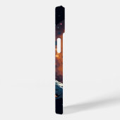 ヴィンテージミニマル宇宙飛行士宇宙冒険 Case-Mate iPhoneケース (裏面 / 右)