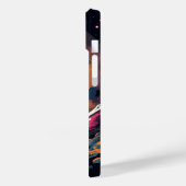 ヴィンテージミニマル宇宙飛行士宇宙冒険 Case-Mate iPhoneケース (裏面 / 左)