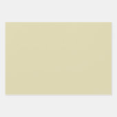 ヴィンテージミニマル茶色の幾何学的パターン ラッピングペーパーシート (正面2)