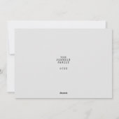 ヴィンテージミニマル1枚の写真のクリパーソナライズされたスマス シーズンカード (裏面)