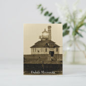 ヴィンテージミネソタライトハウスハガキ ポストカード (スタンド正面)