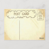 ヴィンテージミネソタ州フラワーポストカード ポストカード (裏面)