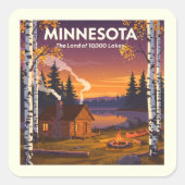 ヴィンテージミネソタ スクエアシール (正面)