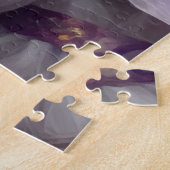 ヴィンテージミュシャスタイルビューティフルウーマンポートレート ジグソーパズル (側面)