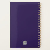 ヴィンテージミュシャスタイルビューティフルウーマンポートレート プランナー手帳 (裏面)