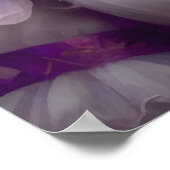 ヴィンテージミュシャスタイルビューティフルウーマンポートレート ポスター (角)