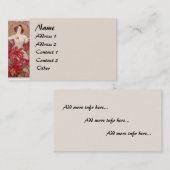 ヴィンテージミュシャレディー名刺 名刺 (正面/裏面)