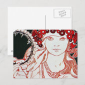 ヴィンテージミュシャ ポストカード (正面/裏面)