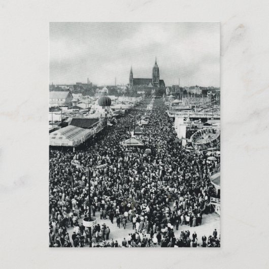 ヴィンテージミュンヘン、オクトーバーフェスト ポストカード (正面)